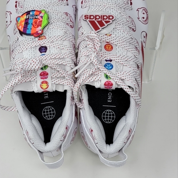 Adidas Mens Freak 22 Big Mood DSG SM Football Cleats White Red GZ6901 Size 8 New - Picture 9 of 10